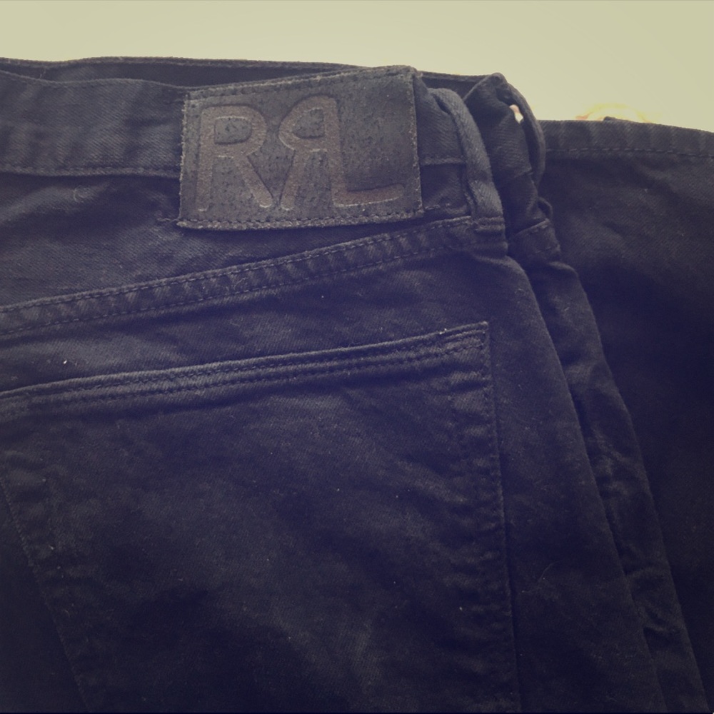 Black  Ralph Lauren RRL jeans